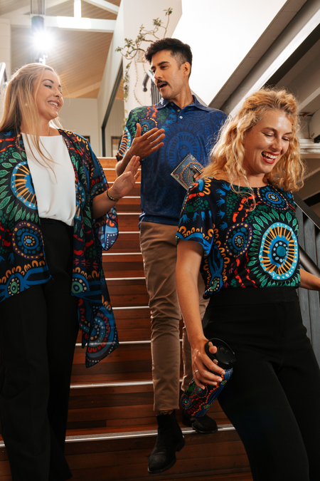 An Abundance Of Culture Essence NAIDOC 2026 Women's Fitted Polo Shirt