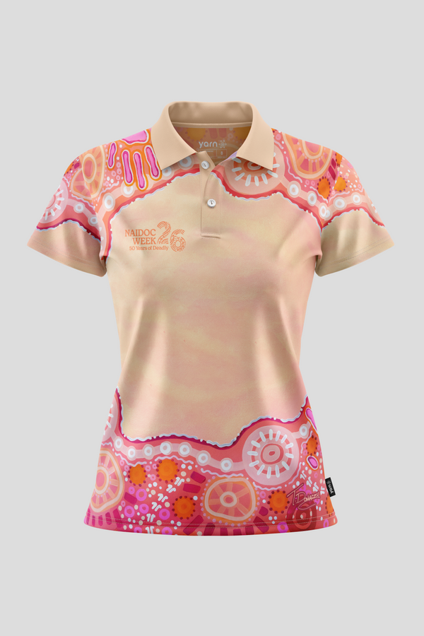 Ignite NAIDOC 2026 Women's Fitted Polo Shirt