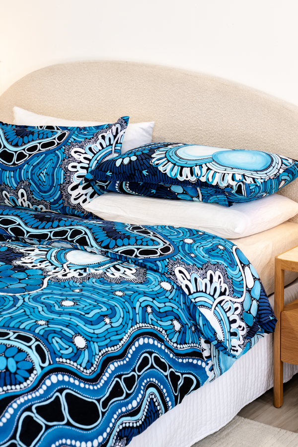 The Beginning Linen Blend Quilt Cover Set