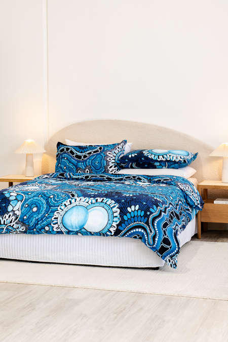 The Beginning Linen Blend Quilt Cover Set