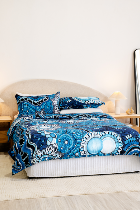 The Beginning Linen Blend Quilt Cover Set