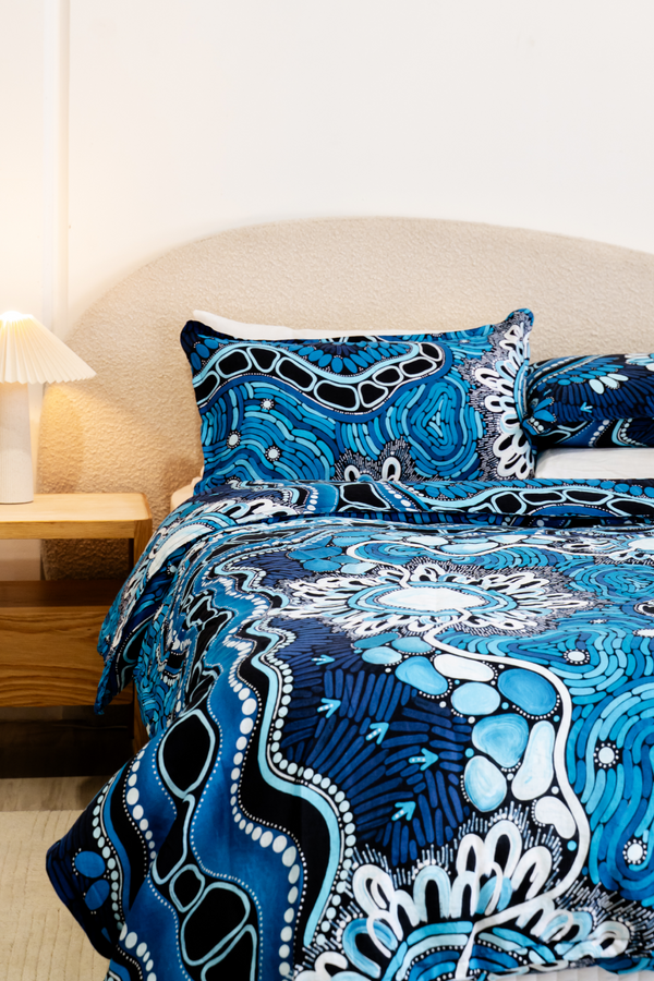 The Beginning Linen Blend Quilt Cover Set
