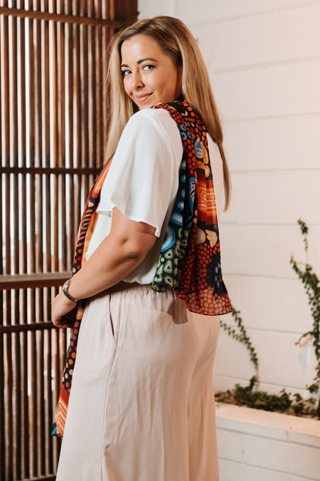 Gadi NAIDOC 2026 Rectangle Chiffon Scarf