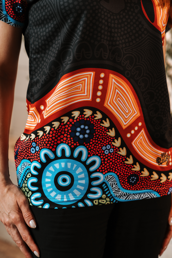 Gadi Essence NAIDOC 2026 Women's Fitted Polo Shirt