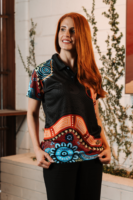 Gadi Essence NAIDOC 2026 Women's Fitted Polo Shirt