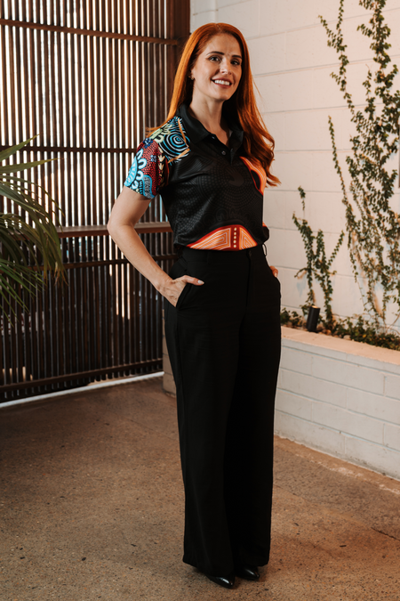 Gadi Essence NAIDOC 2026 Women's Fitted Polo Shirt