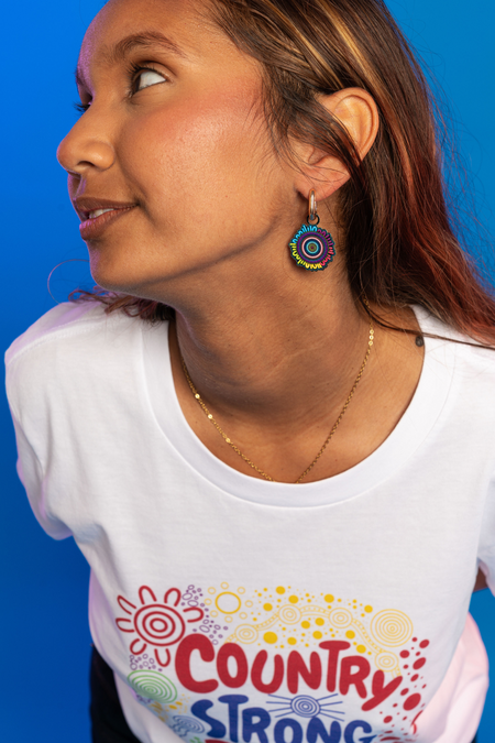 Pride Wrapped Hoop Earrings - Pride Worn Proudly