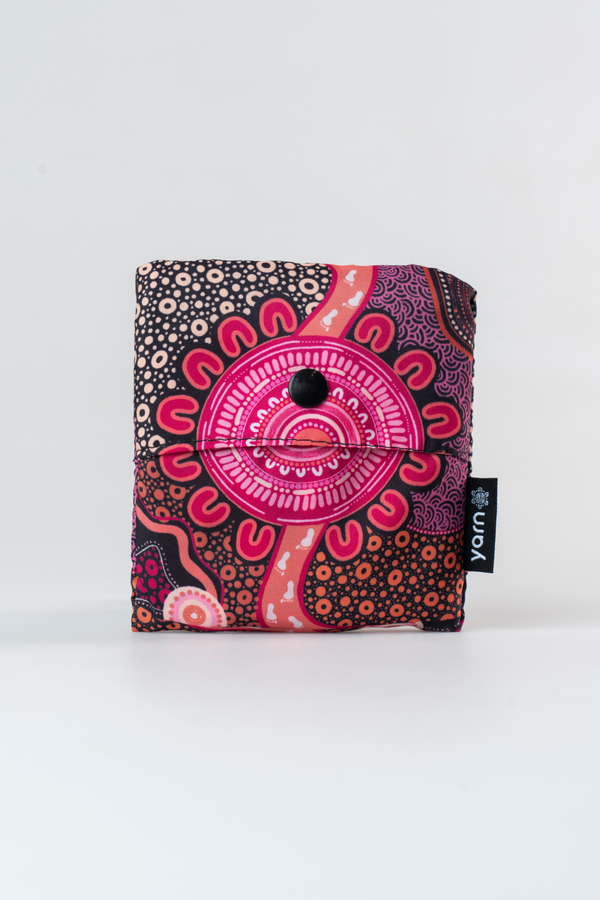 Celebration Through Generations NAIDOC 2026 rPET Reusable Fold-Up Shopping Bag