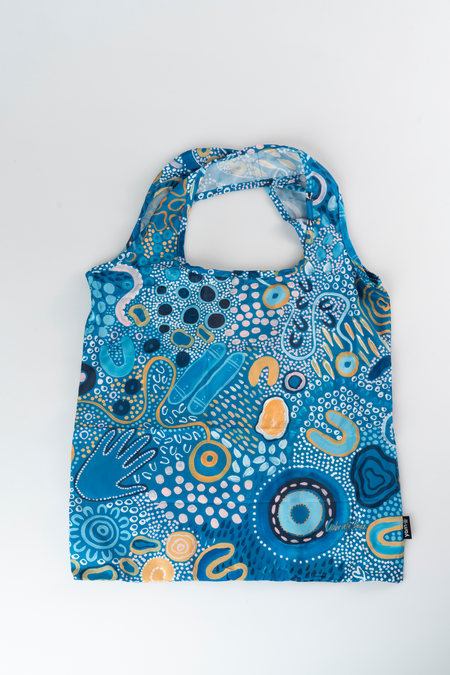 Moorditj Koorliny (Strong Journey) NAIDOC 2026 rPET Reusable Fold-Up Shopping Bag