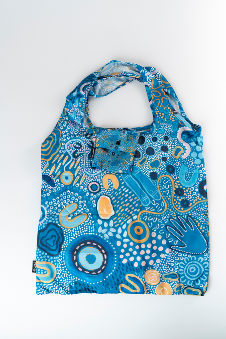 Moorditj Koorliny (Strong Journey) NAIDOC 2026 rPET Reusable Fold-Up Shopping Bag