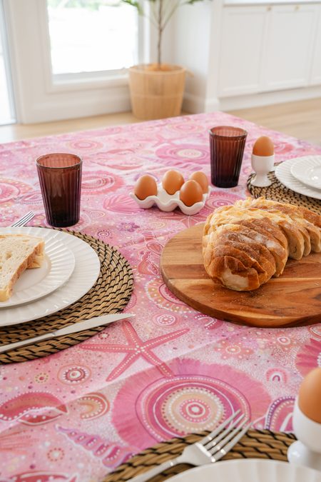Salt & Soul Poly Cotton Tablecloth (240cm x 150cm)