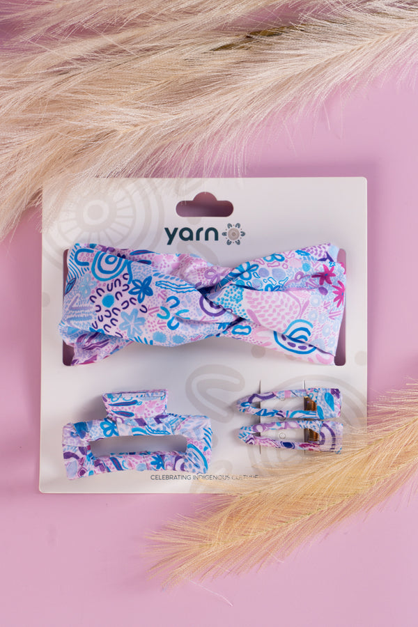 Mother Nature Soft Headband & Hair Accessories Set