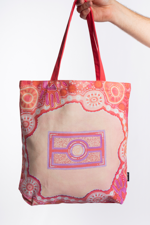 Ignite NAIDOC 2026 Premium Canvas Full Print Tote Bag