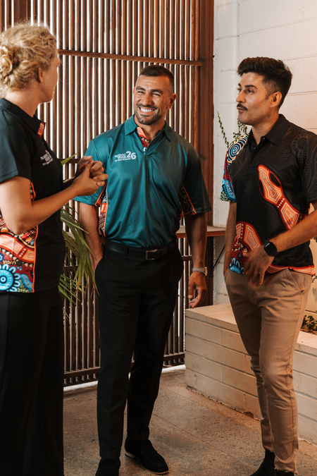 Gadi NAIDOC 2026 Bamboo (Simpson) Unisex Polo Shirt