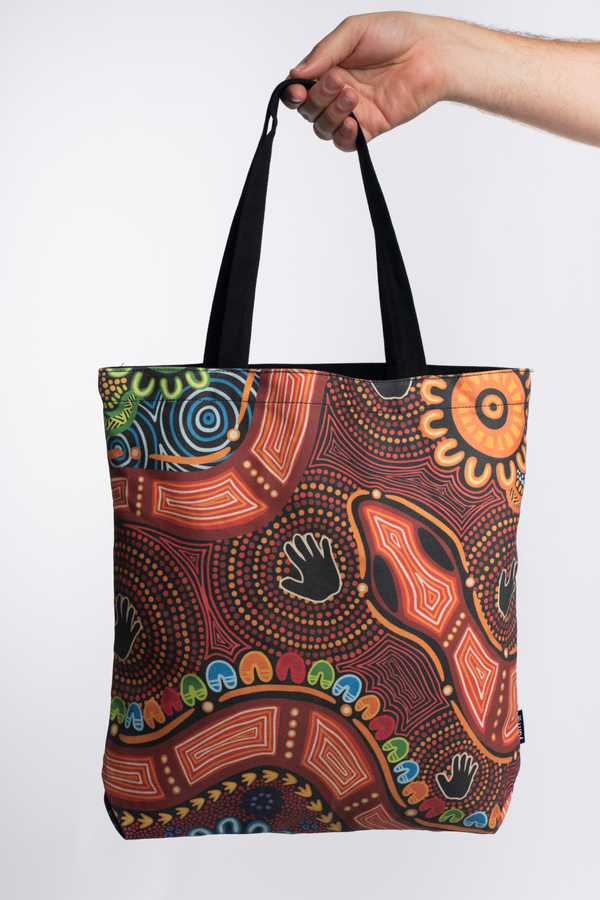 Gadi NAIDOC 2026 Premium Canvas Full Print Tote Bag