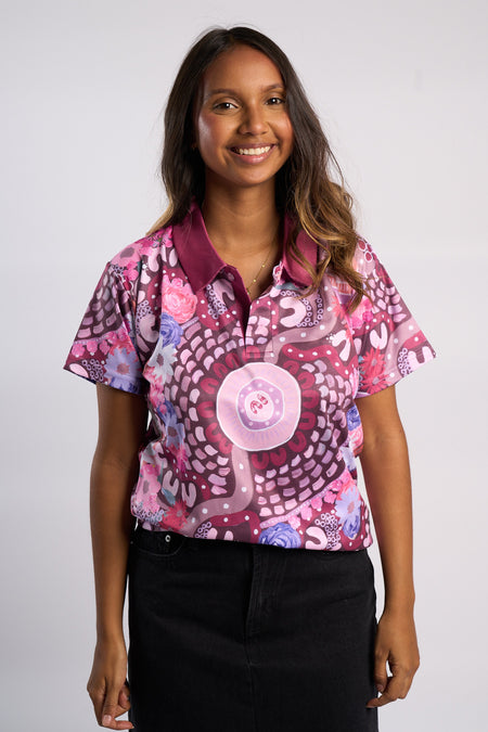 Strength Of Women Women's Fitted Polo Shirt