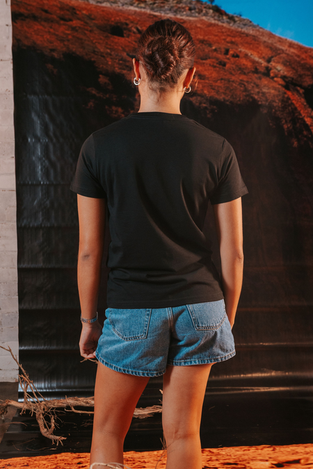 Standing Strong NAIDOC Week 2026 Black Cotton Premium Kids T-Shirt