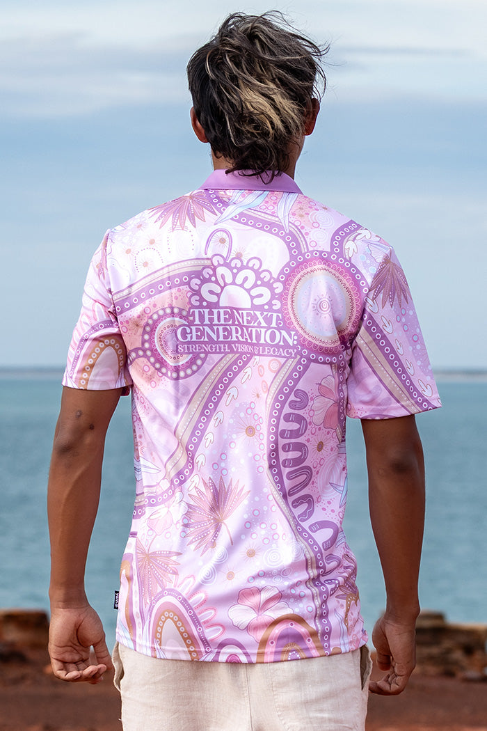 A Bright Future NAIDOC 2025 Women's Fitted Polo Shirt