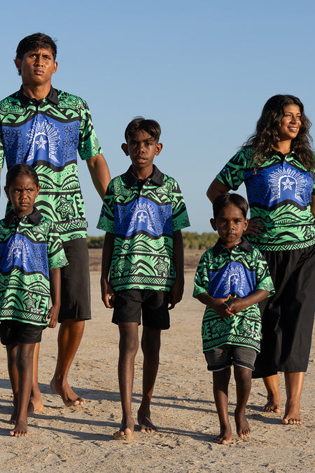 Winds Of Hope, Sea Of Glory Kids Polo Shirt