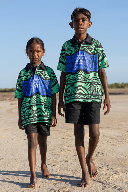 Winds Of Hope, Sea Of Glory Kids Polo Shirt
