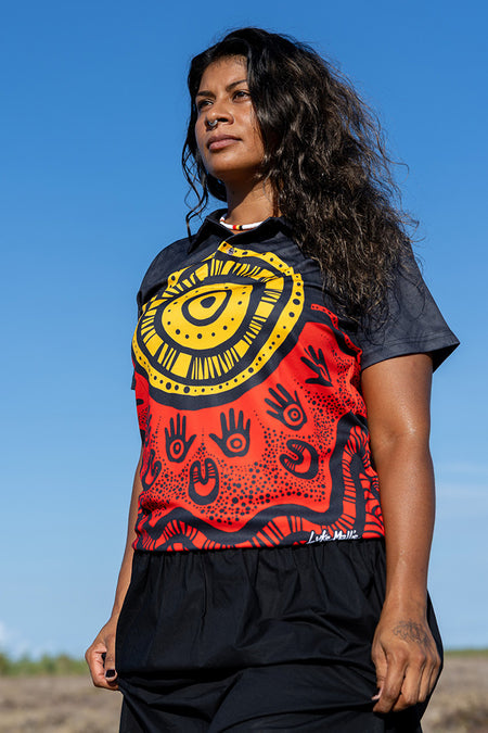 Here, Always, Forever Women's Fitted Polo Shirt