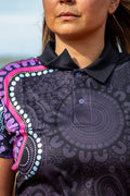 Muru To Our Biriwal (Pathway To Our Future) NAIDOC 2025 Essence Women's Fitted Polo Shirt