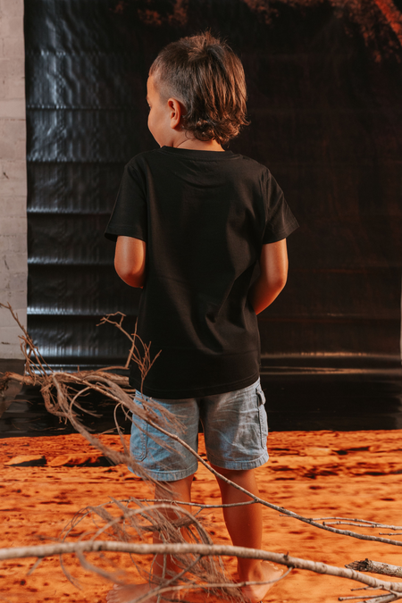 Australia NAIDOC Week 2026 Black Cotton Crew Neck Kids T-Shirt