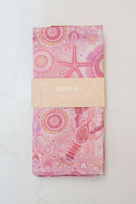 Salt & Soul Poly Cotton Placemat (4 Pack)