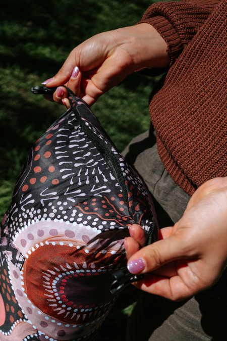 Gathering On Country Outdoor Puff Blanket