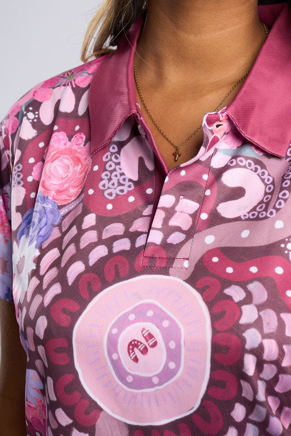 Strength Of Women Women's Fitted Polo Shirt