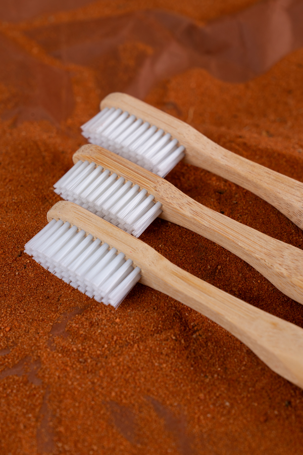 Red Dust Compostable Bamboo Toothbrush