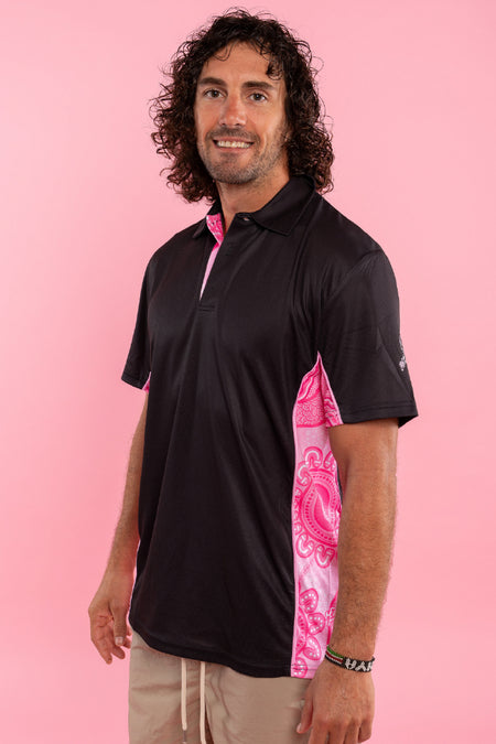 Sacred Women's Way Black Bamboo (Simpson) Unisex Polo Shirt