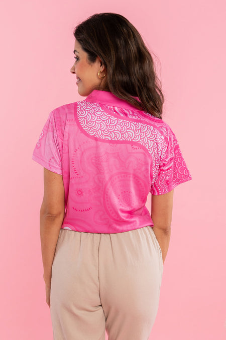 Sacred Women's Way Essence Women's Fitted Polo Shirt