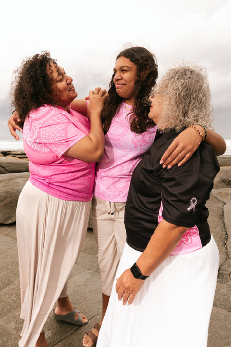 Sacred Women's Way Black Bamboo (Simpson) Women's Fitted Polo Shirt