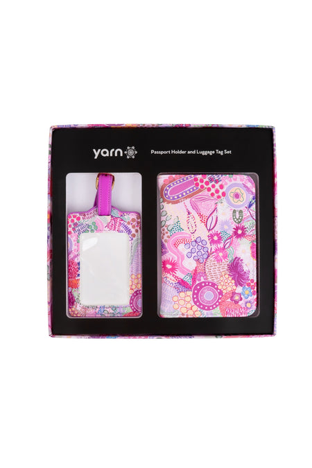Flowers Along The River Passport Holder & Luggage Tag Boxed Set
