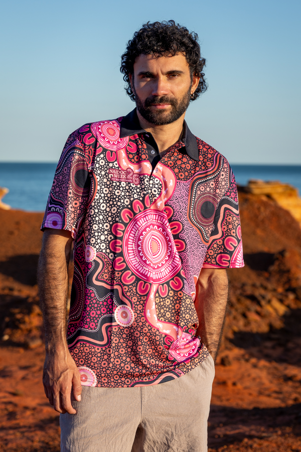 Celebration Through Generations NAIDOC 2026 Unisex Polo Shirt