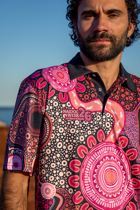 (Bulk) Celebration Through Generations NAIDOC 2026 Unisex Polo Shirt