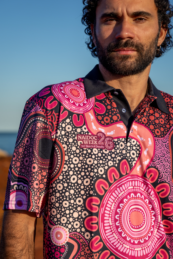 Celebration Through Generations NAIDOC 2026 Unisex Polo Shirt