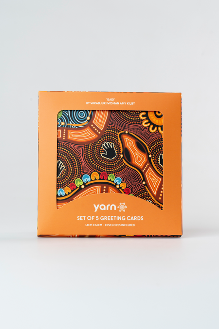 Gadi NAIDOC 2026 14cm x 14cm Greeting Cards (5 Pack)
