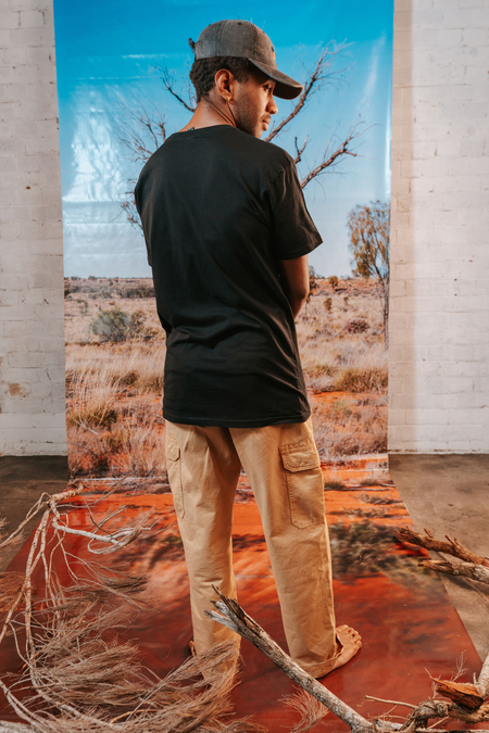 Core NAIDOC Week 2026 Black Cotton Crew Neck Unisex T-Shirt