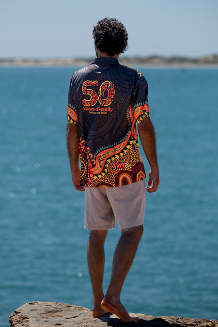 (Bulk) 50 Years of Deadly NAIDOC 2026 Unisex Polo Shirt