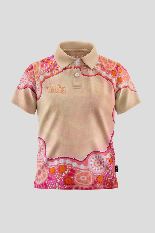 Ignite NAIDOC 2026 Kids Polo Shirt