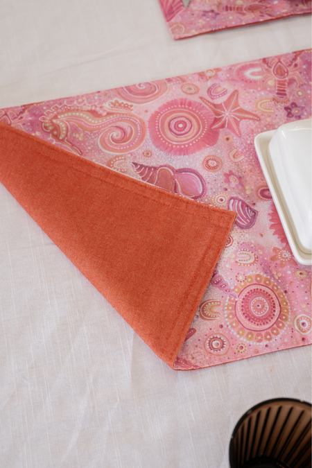 Salt & Soul Poly Cotton Placemat (4 Pack)