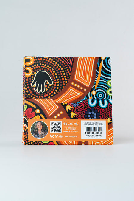 Gadi NAIDOC 2026 14cm x 14cm Greeting Cards (5 Pack)