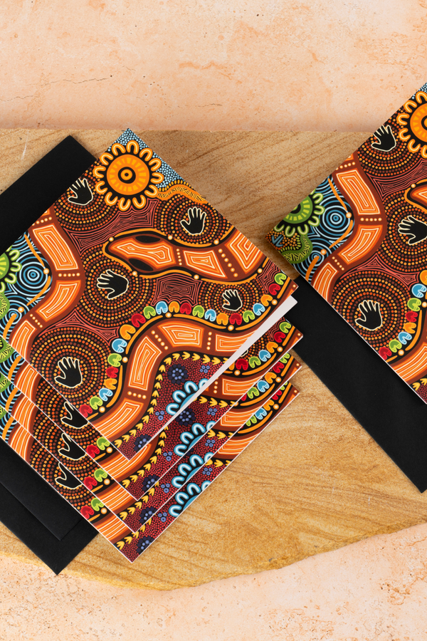 Gadi NAIDOC 2026 14cm x 14cm Greeting Cards (5 Pack)
