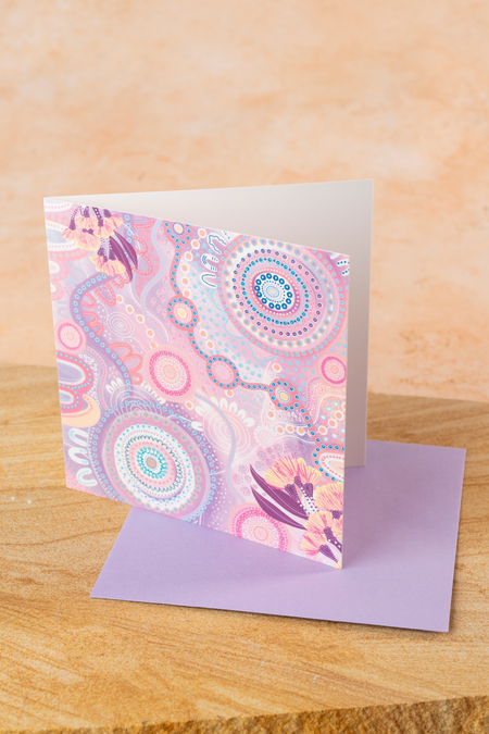 Paths That Brought Us Here NAIDOC 2026 14cm x 14cm Greeting Cards (5 Pack)