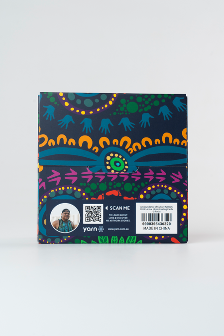 An Abundance of Culture NAIDOC 2026 14cm x 14cm Greeting Cards (5 Pack)
