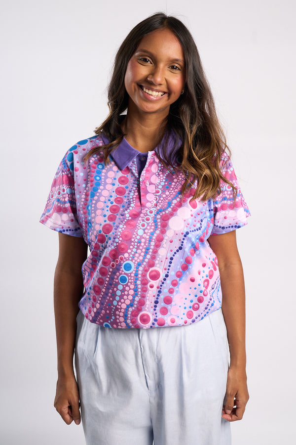 Bloodlines Of Country Women's Fitted Polo Shirt