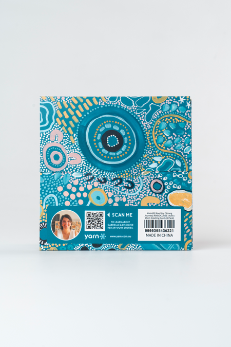 Moorditj Koorliny (Strong Journey) NAIDOC 2026 14cm x 14cm Greeting Cards (5 Pack)