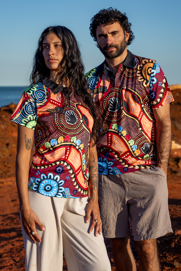 (Bulk) Gadi NAIDOC 2026 Women's Fitted Polo Shirt